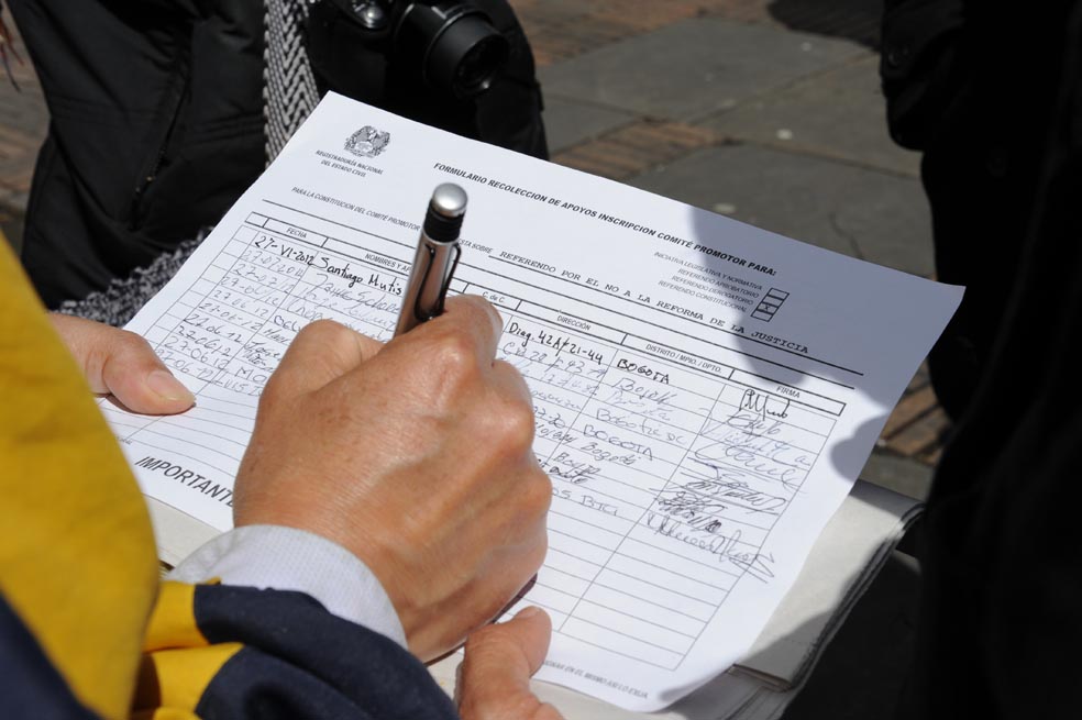 Registraduría verificaría 15 millones de firmas de aspirantes a Presidencia