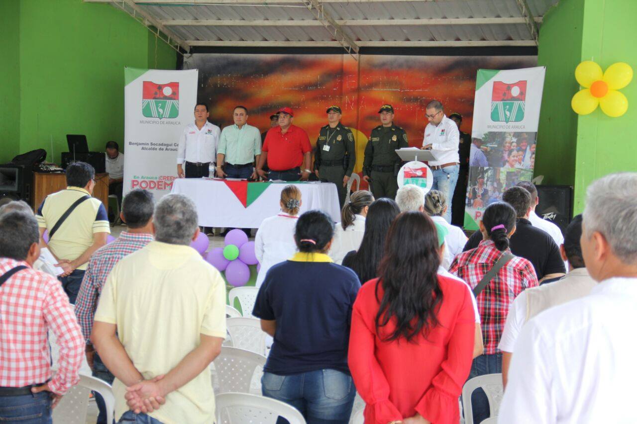 Alcaldía de Arauca lideró 8vo Encuentro Comunal en Santa Bárbara