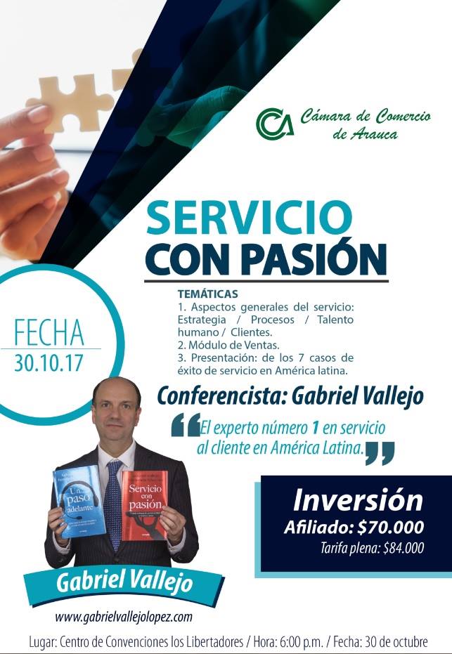 Gabriel Vallejo López ofrecerá conferencia en Arauca