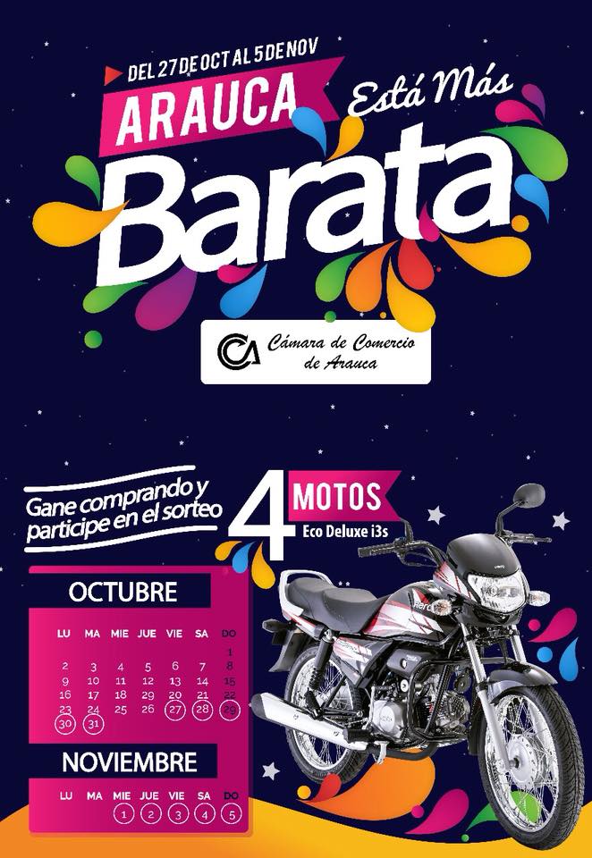 Vuele semana comercial  del 27 de octubre al 5 de noviembre