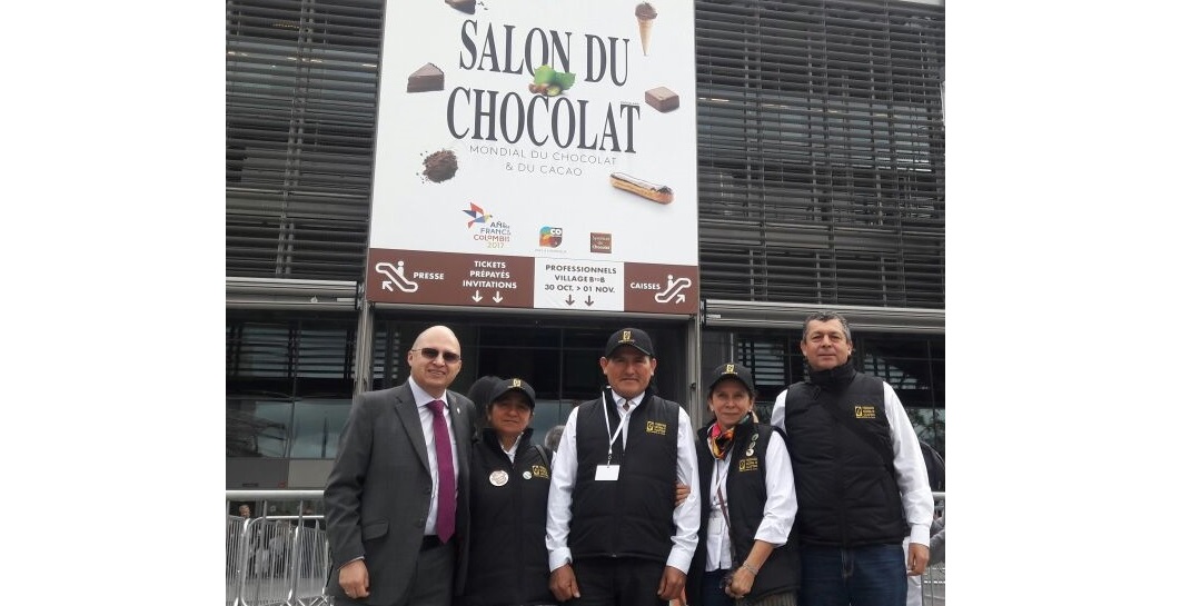 Cacao colombiano en lo más alto del salón del chocolate de París