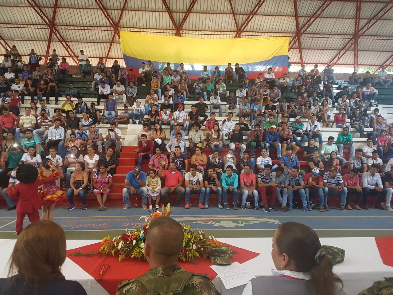 Gran éxito en entrega de 387 libreta militares en el municipio de Tame