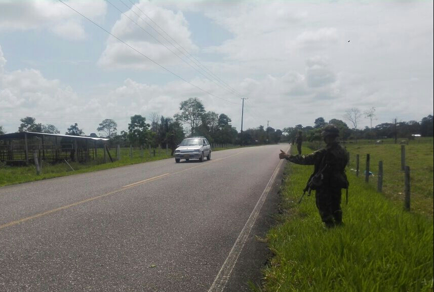 Ejército Nacional presente en vías del departamento de Arauca