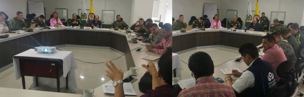 Autoridades analizan situación de orden público en Arauca