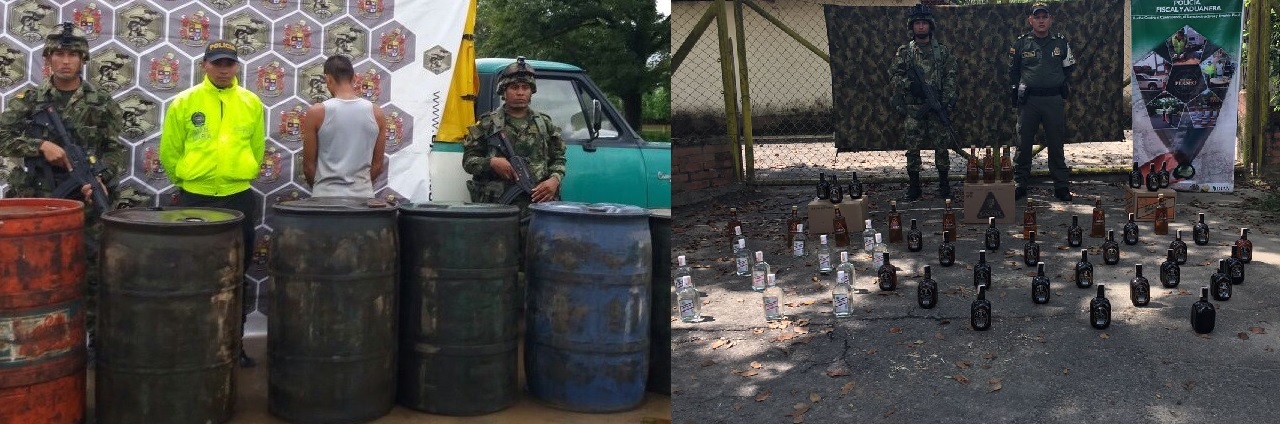 Ejército nacional  golpea  al contrabando en el Sarare