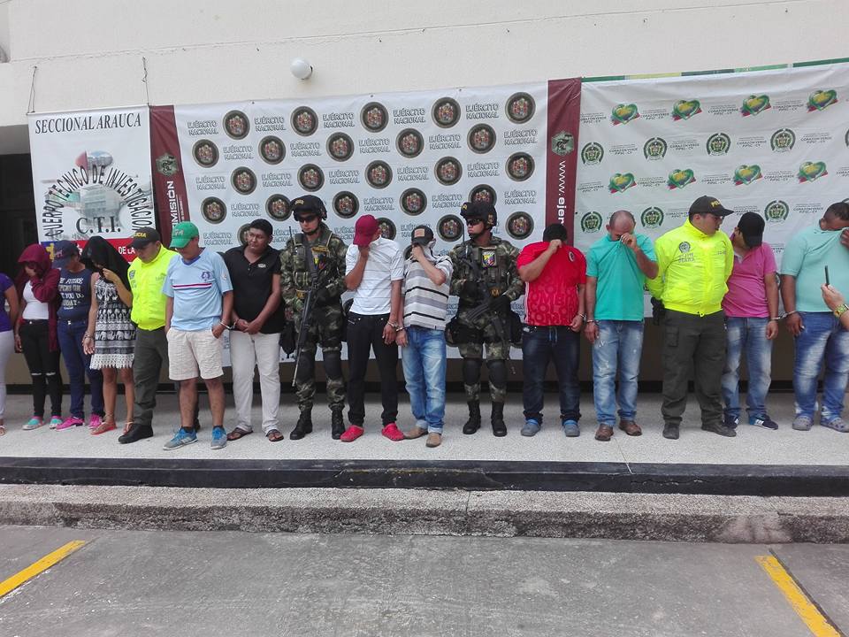 Fue desarticulada banda expendedora de estupefacientes en Arauca