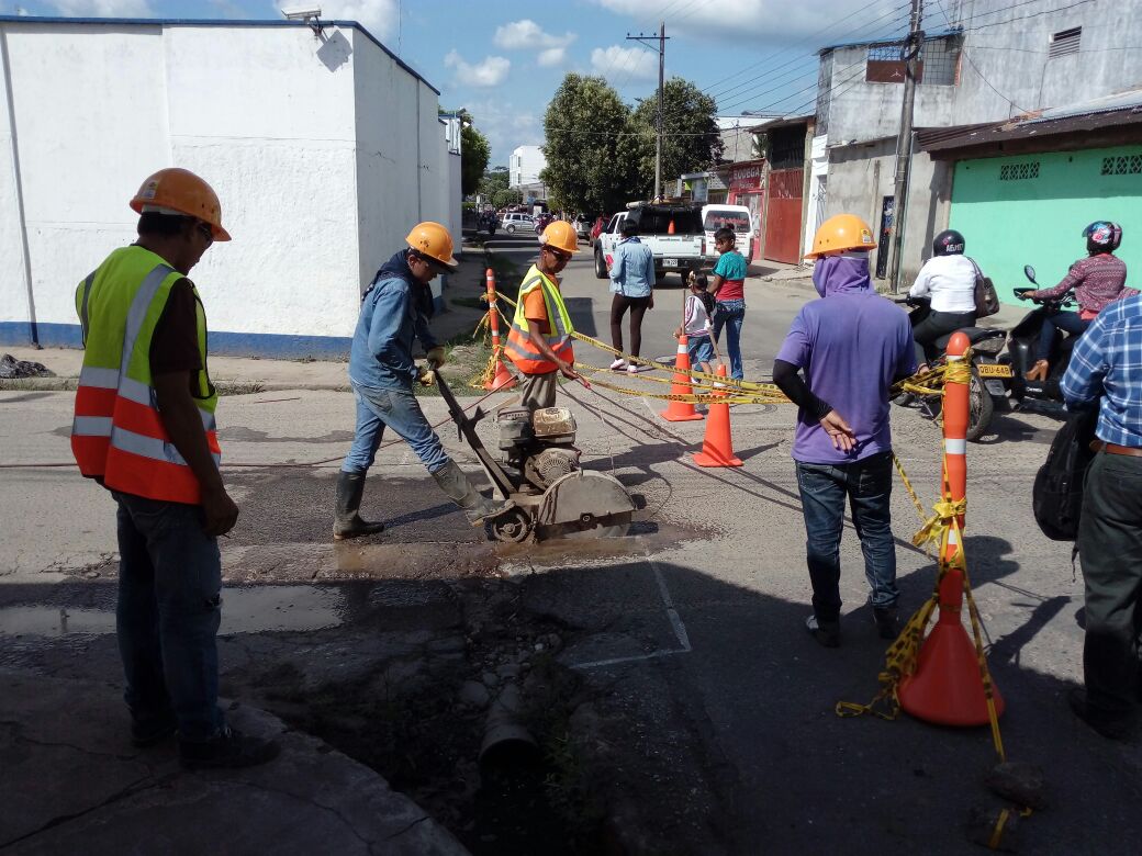 Emserpa y Alcaldía iniciaron trabajo de rehabilitación de malla vial