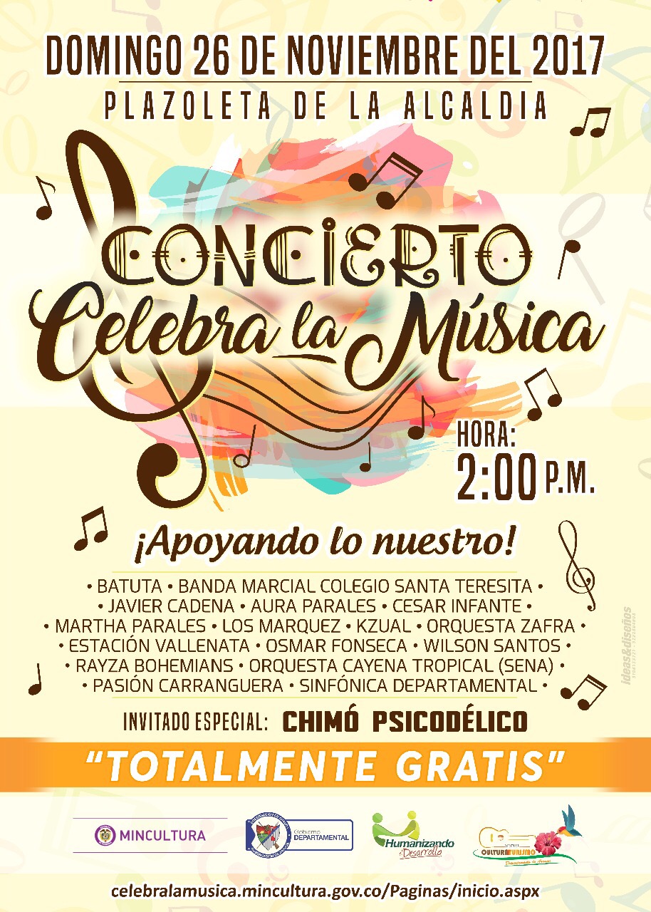 Por segunda vez Arauca se une al Festival Celebra la Música