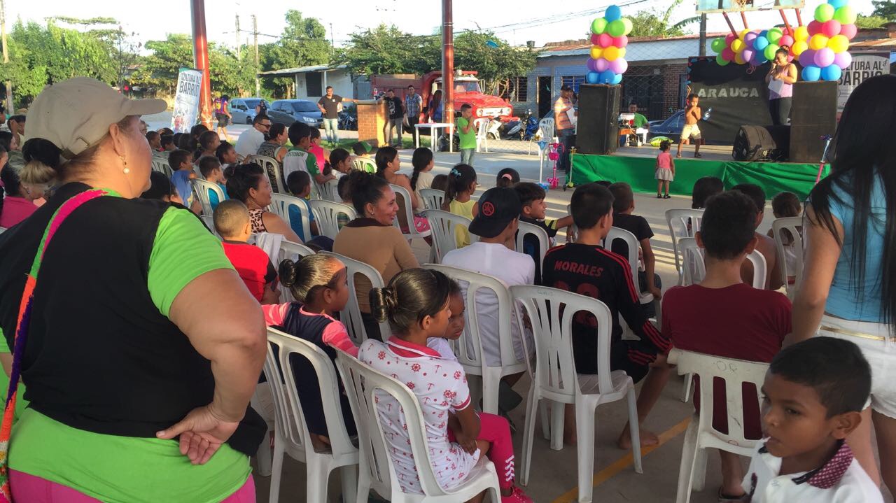 “Cultura al Barrio” llegó hasta Comunas del municipio de Arauca