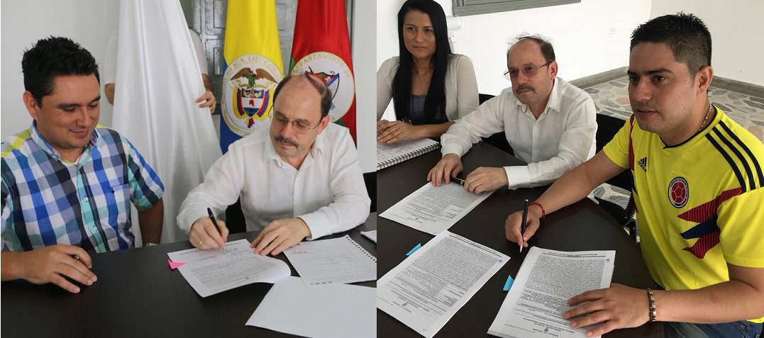 Convenios firmó el Gobernador con alcaldes de Tame y  Arauquita