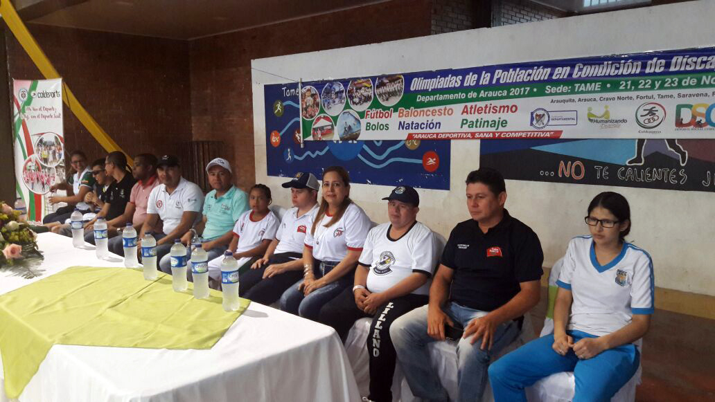 Arauca participa en las olimpiadas para la población con discapacidad