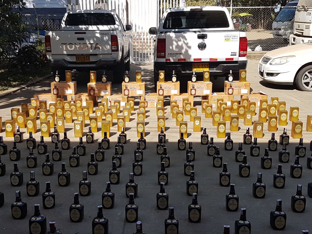 DIAN y Polfa incautaron licor de contrabando en Arauca
