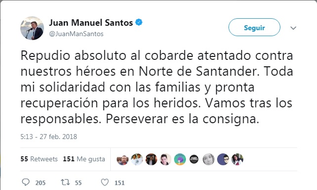 Ejército atribuye al Eln ataque contra  militares en Norte de Santander