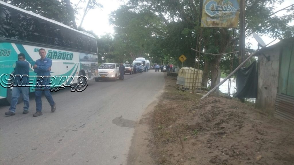Campesinos bloquearon la vía Arauca – Arauquita