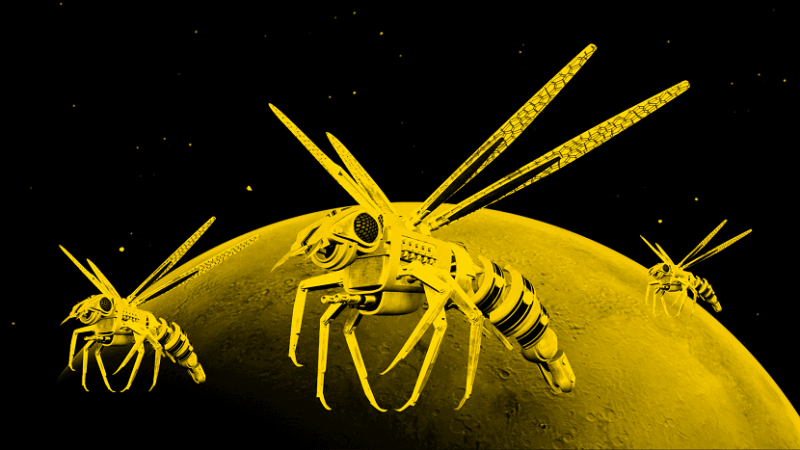 La NASA quiere enviar abejas robóticas a Marte
