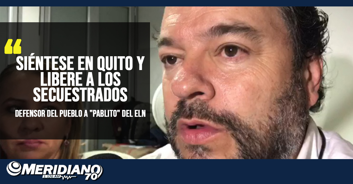 Defensor del Pueblo le envió un mensaje a alias «Pablito»