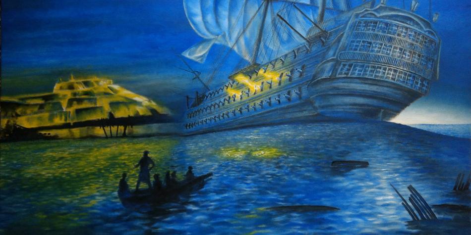 Germán Espinosa, desde el pincel de su hijo artista
