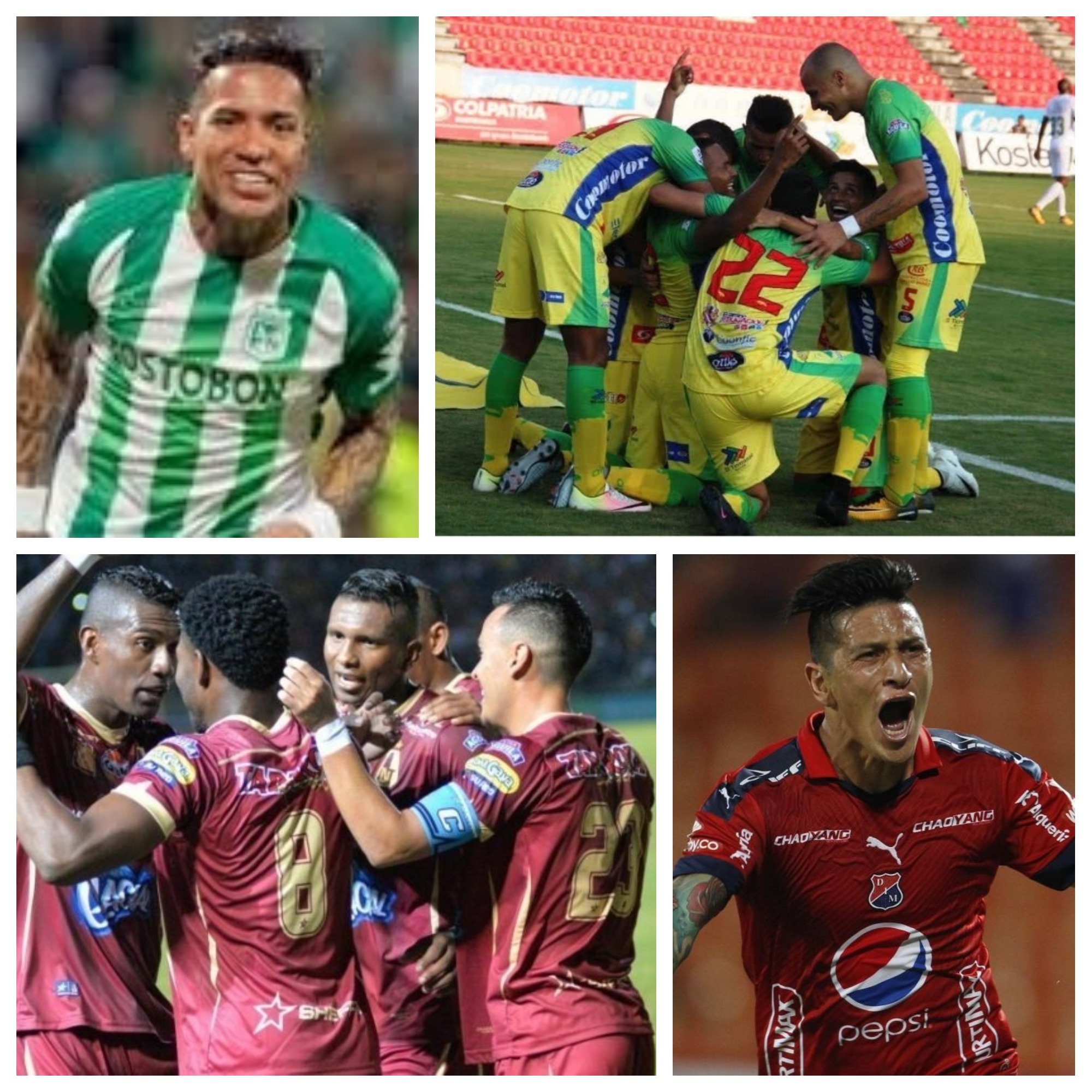 Nacional, Huila, Tolima y Medellín semifinalistas del FPC