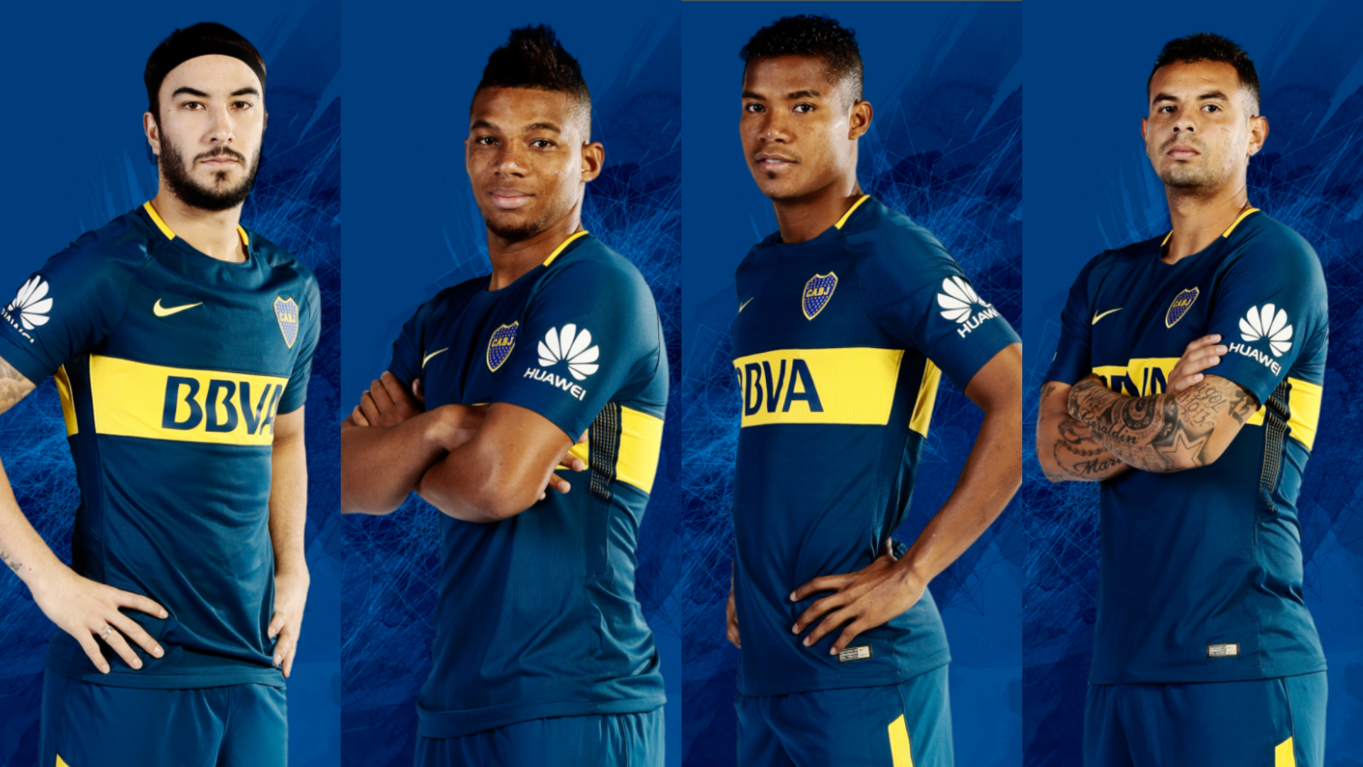 Wilmar Barrios, Edwin Cardona, Frank Fabra y Sebastián Pérez, Campeones en Argentina