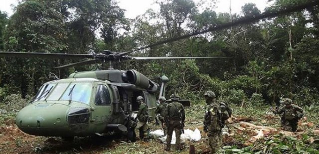 En Teorama Eln atacó helicóptero del Ejército