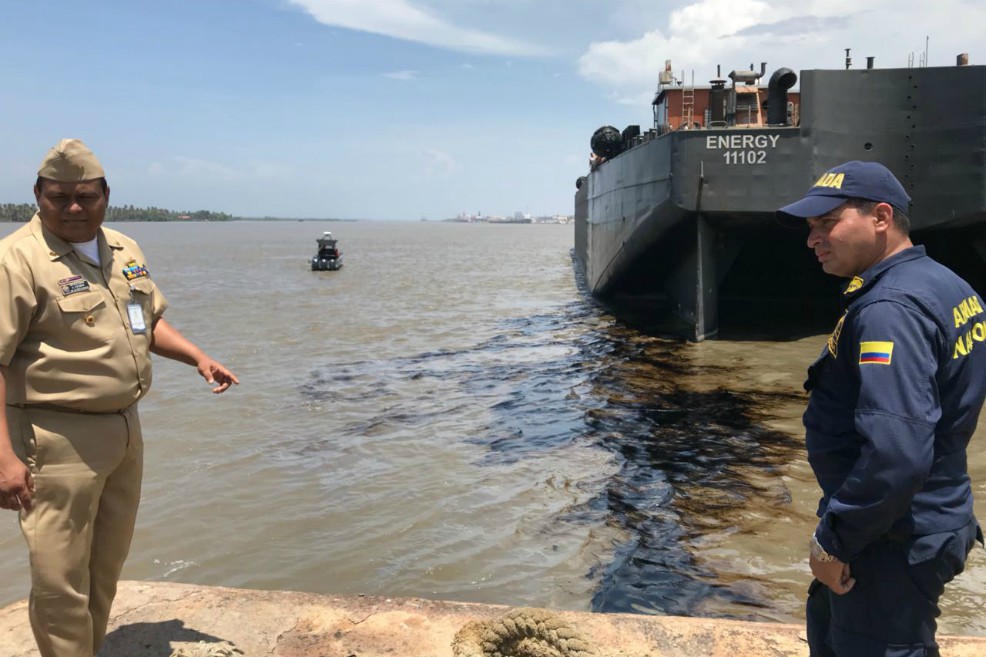 Asalto a embarcación en Barranquilla terminó en derrame de combustible