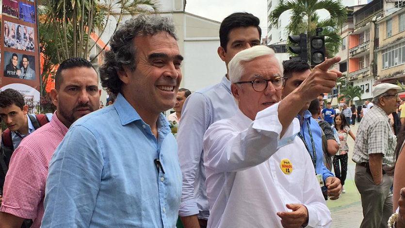 El excandidato Presidencial Sergio Fajardo y el Senador Jorge Robledo toman la decisión de votar en blanco