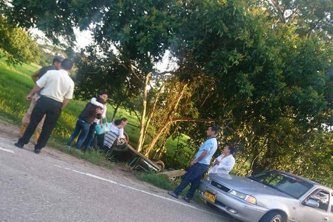 Accidente de tránsito se registra en la vía Tame – Fortul