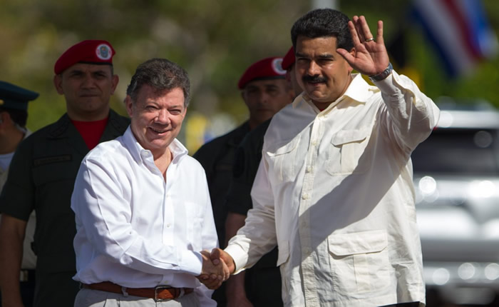 «Santos prepara enfrentamiento bélico en la frontera», dijo Maduro