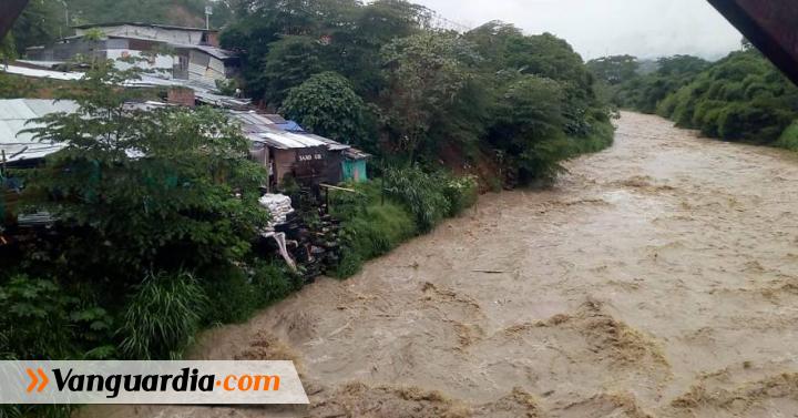 Crecientes del los ríos De Oro y Suratá reactivan las alarmas en Bucaramanga