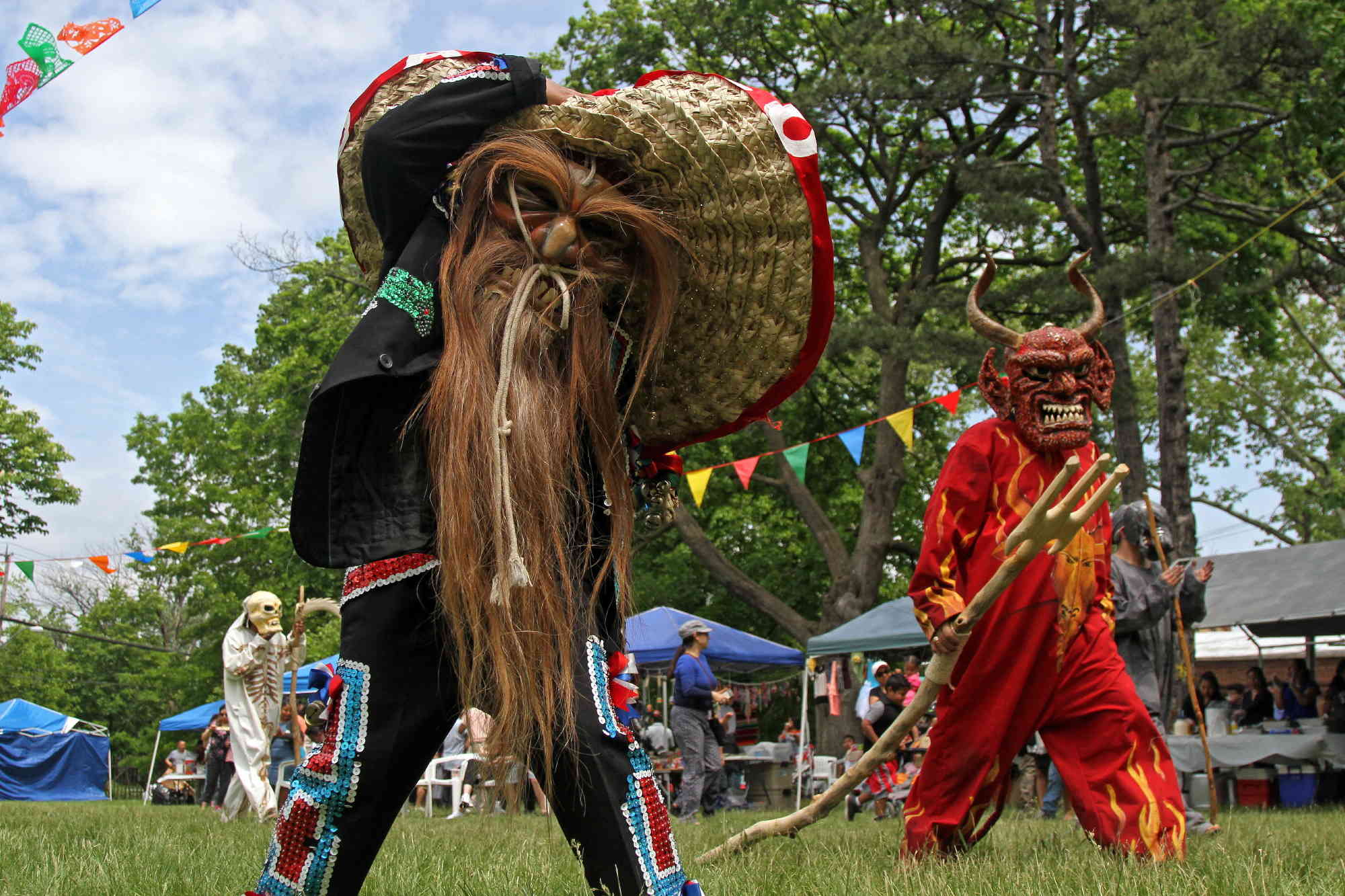 Así se vivio el carnaval Mixteco en Nueva York