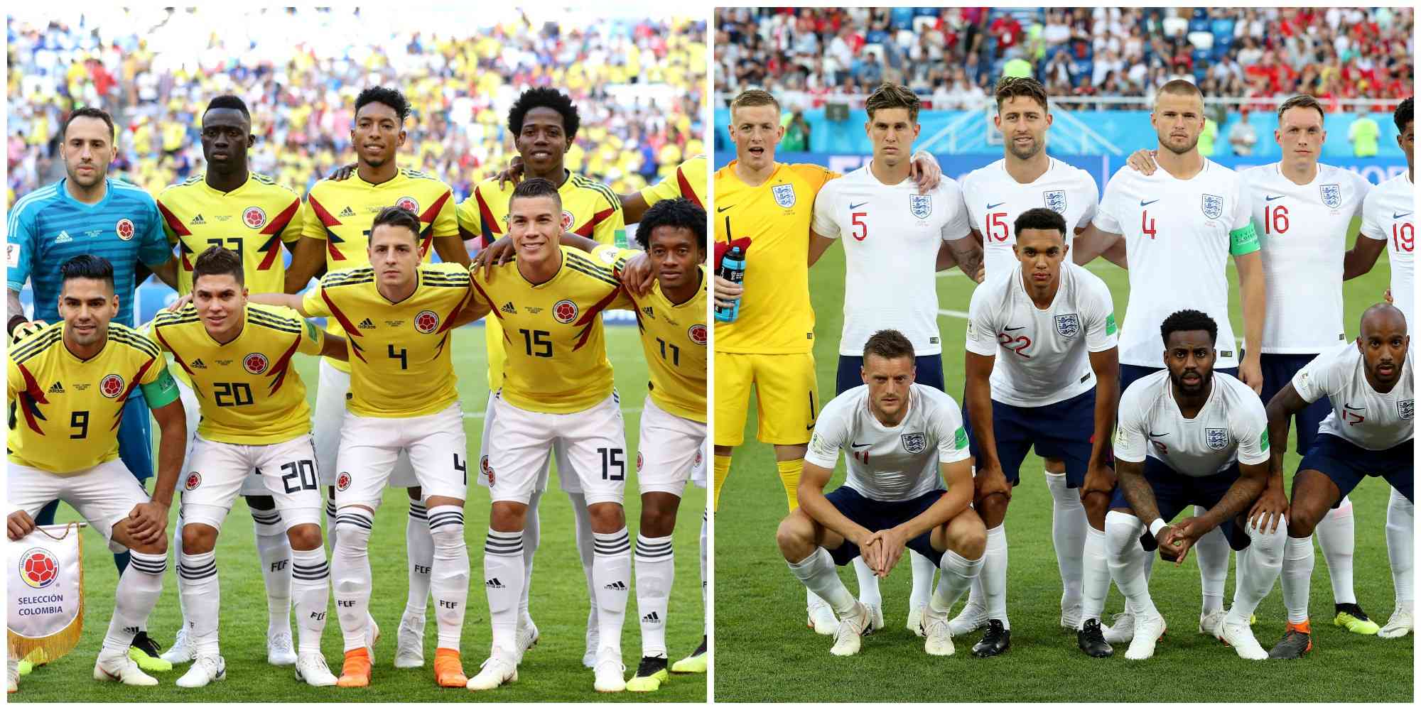 Colombia enfrentará a Inglaterra en los octavos de final del Mundial