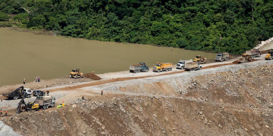 Presa de Hidroituango llegó a la cota 415