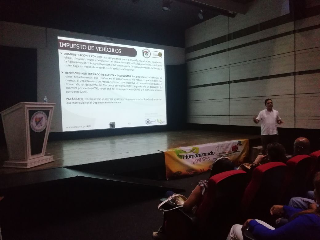 Avanza socialización de la reforma al Estatuto de Rentas del departamento de Arauca