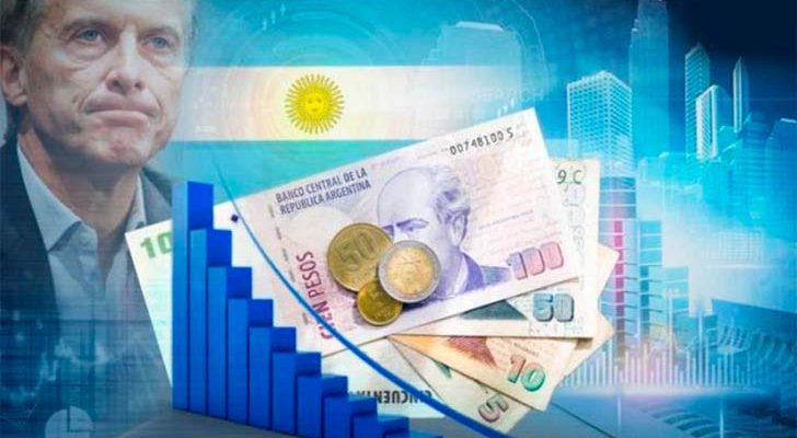 La economía argentina cae por primera vez en 14 meses