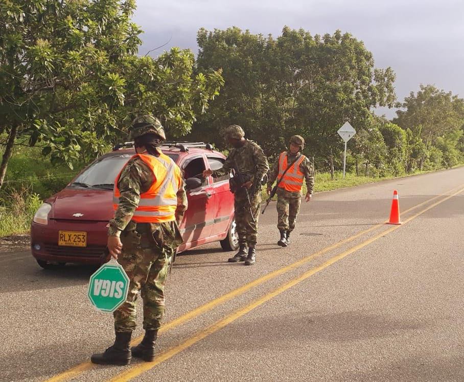 Ejército Nacional custodió vías en Arauca durante puente festivo