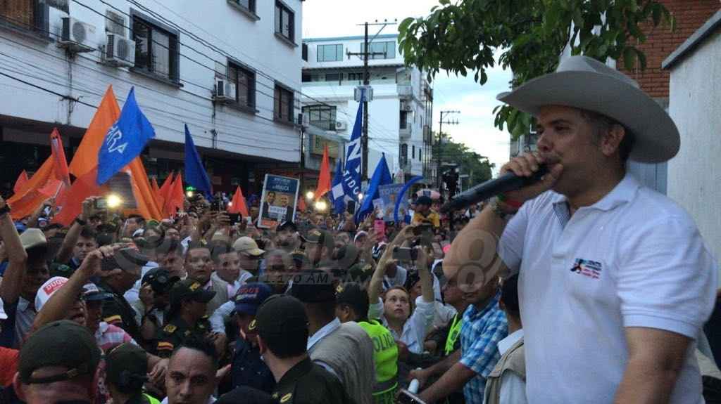 Iván Duqe en Arauca