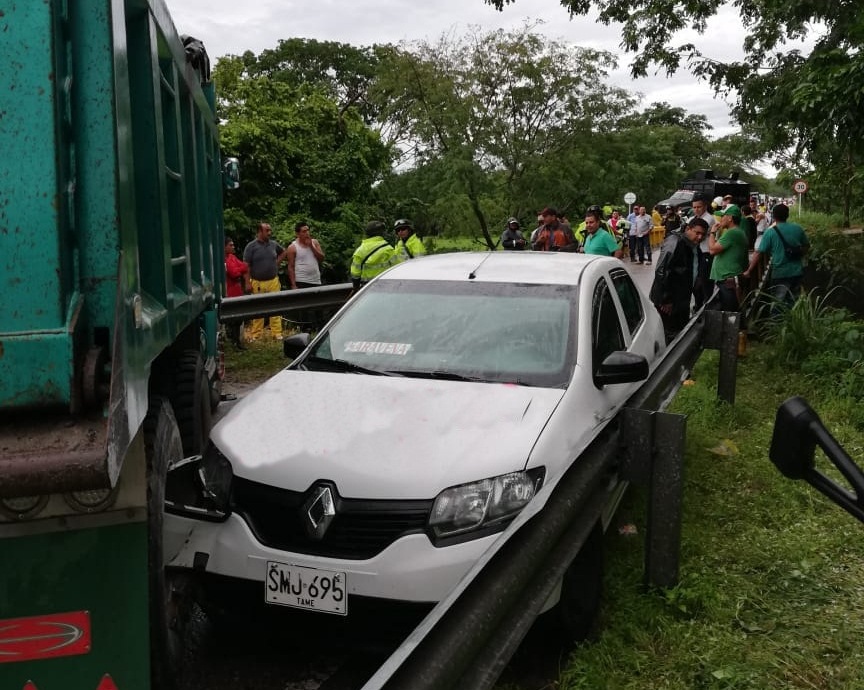Accidente de tránsito en la vía Tame – Fortul