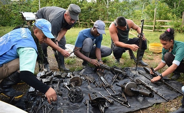 Fueron destruidas 205 caletas de las FARC