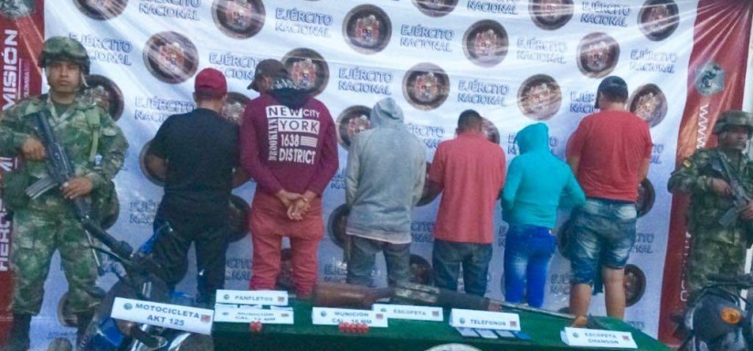 Ejército Nacional capturó seis integrantes del ‘Clan del Golfo’ en el Meta