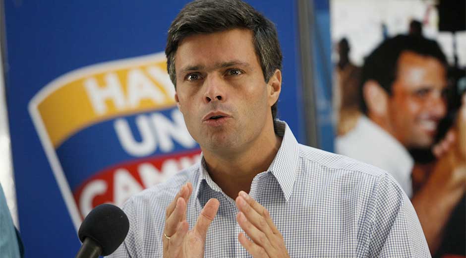 En la lista de los nuevos liberados en Venezuela esta Leopoldo López