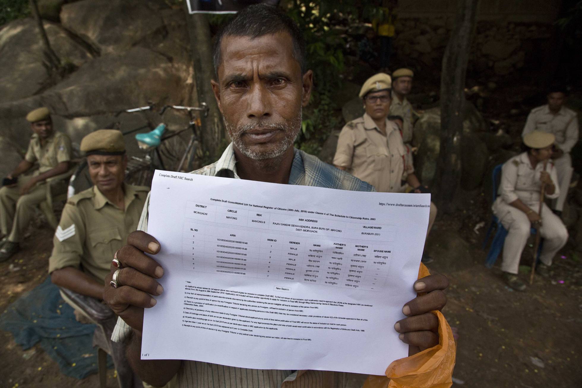 India deja sin ciudadanía a más de cuatro millones de personas