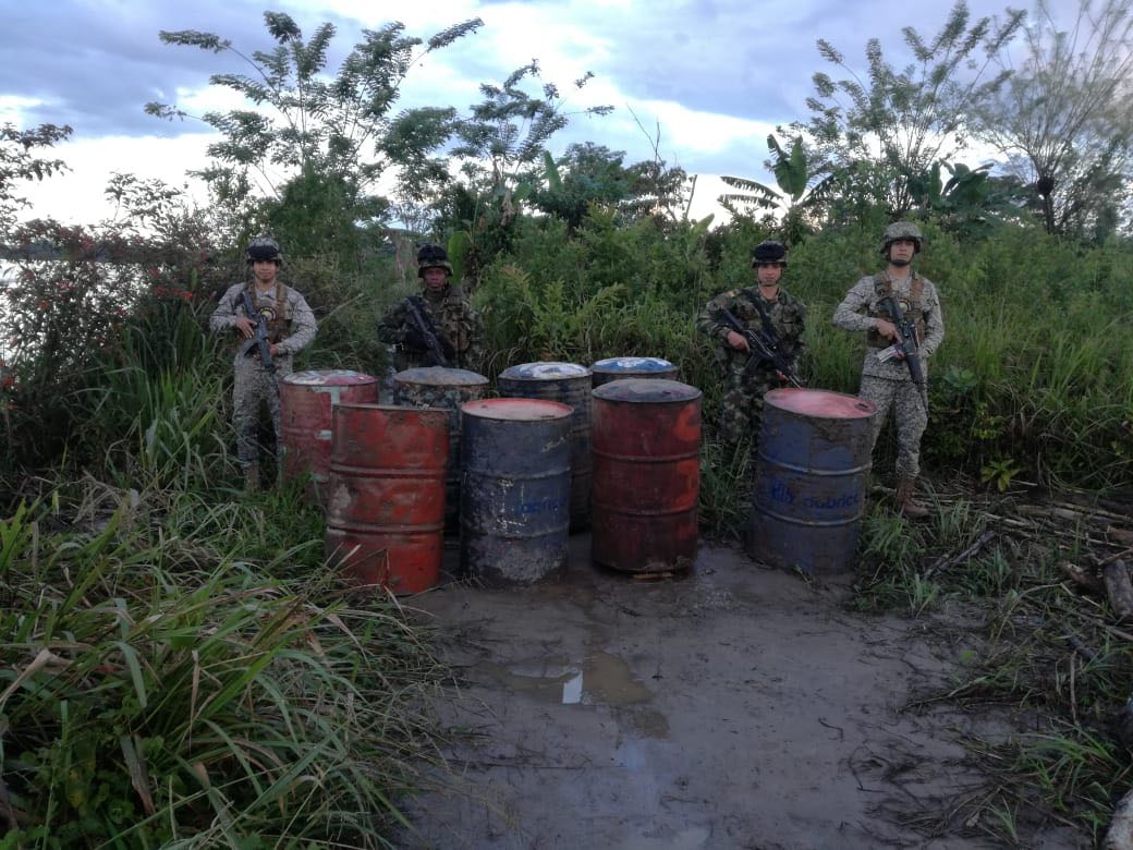 440 galones de gasolina de contrabando fueron hallados en Saravena