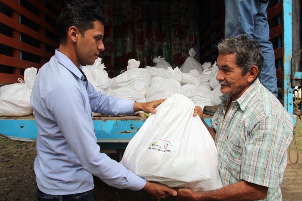 Ecopetrol y Oxy entregó ayudas a damnificados del invierno en Arauca