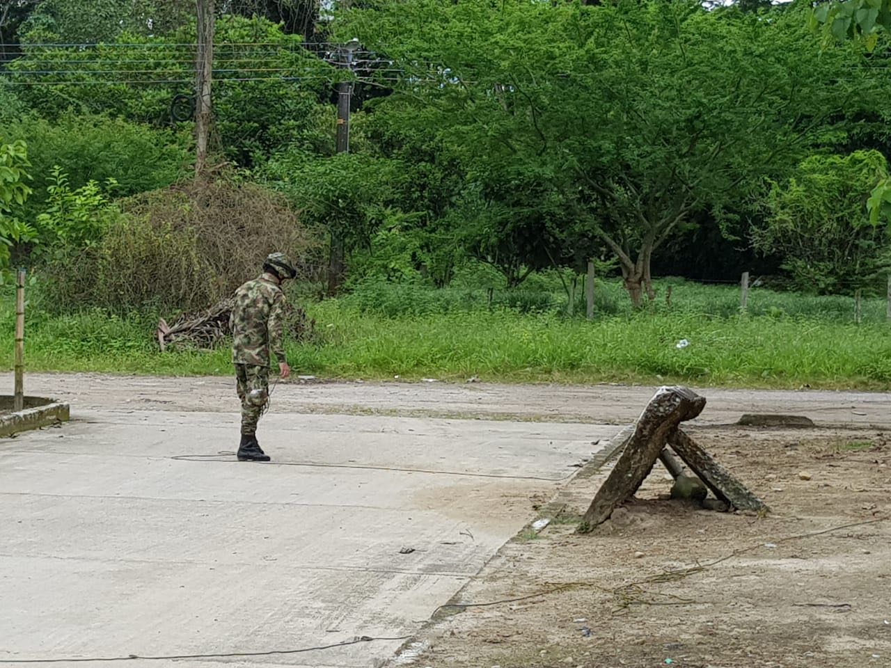 En Fortul, ELN habría instalado explosivos cerca a coliseo deportivo