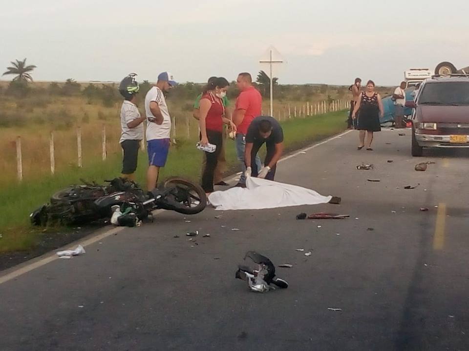 Motociclista pierde la vida en accidente de tránsito