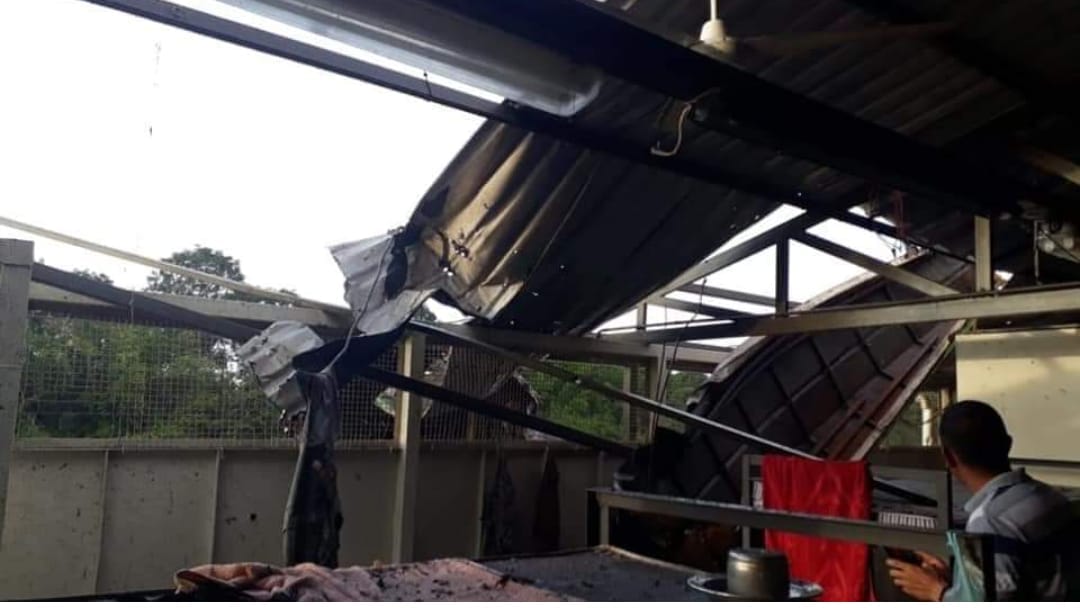 [EN VIDEO] Con canoa bomba fue atacada base de la Armada Nacional