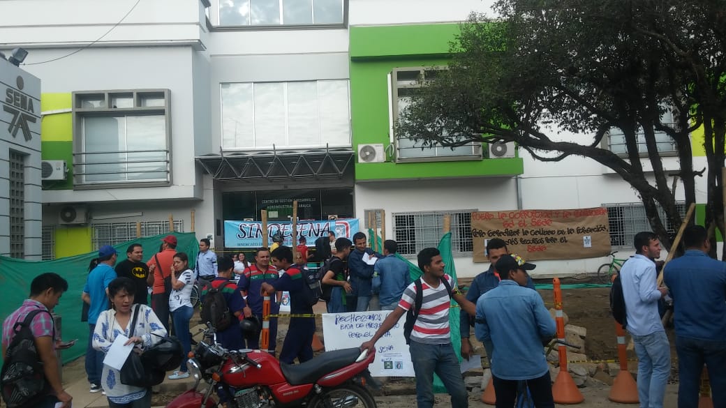 SENA Regional Arauca se suma a jornada de protesta