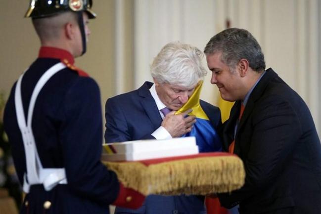 Pékerman recibió exaltación por parte del Presidente Duque
