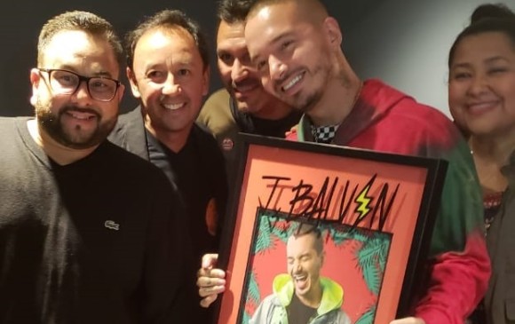 La buena vibra de Balvin en Los Angeles