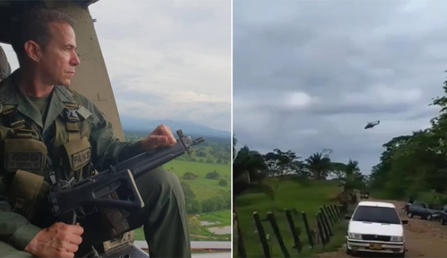 Denuncian sobrevuelo de helicópteros venezolanos en San Faustino